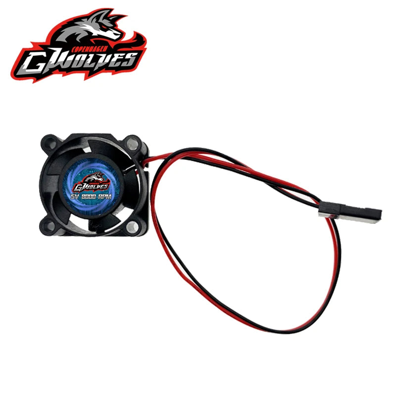 RC Motor Cooling Fan 25/30/35/40/50mm 8000RPM ESC Futaba Plug