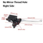 22MM M8/M10 Motorcycle Upper Front Brake Clutch Master Cylinder CNC Clutch Pump Reservoir Pump Lever Left Right for Honda Suzuk-EXPROTAS