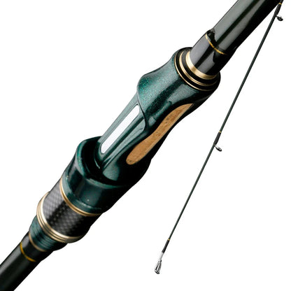 CEMREO Spinning Casting Carbon Fishing Rod 4-5 Sections 1.8m/2.1m/2.4m Portable Travel Rod Spinning Fishing Rods Fishing Tackle-EXPROTAS