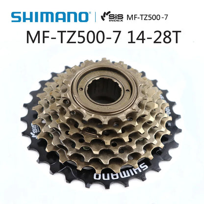Shimano Speed Bicycle Freewheel 14-28T 7 Speed Bike Cogs Screw-On