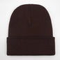 Warm Knitted Cap Beanie Wool Unisex Winter Hat Men Women 24 Colors
