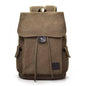 Large Canvas School Bag Backpack Rucksack Travel Hiking Men Sports