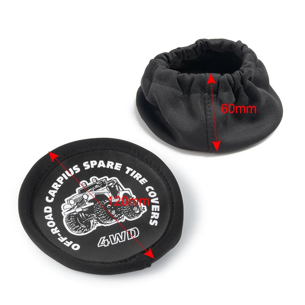 RC Tires Cover 60x120mm Spare for 1/10 Crawler TRX4 SCX10 D90