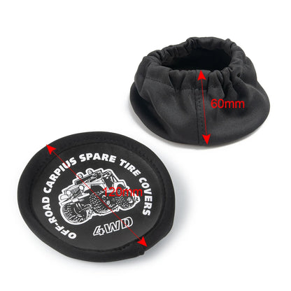 RC Tires Cover 60x120mm Spare for 1/10 Crawler TRX4 SCX10 D90