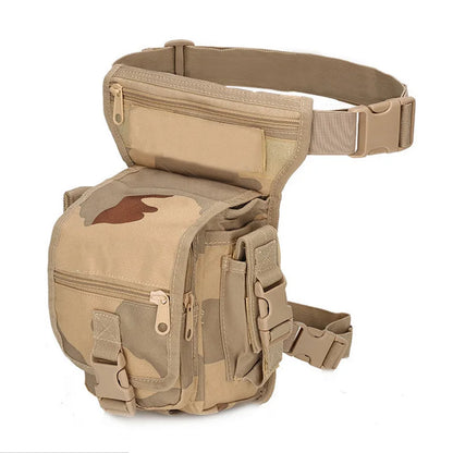 Tactical Drop Leg Bag Outdoor Thigh Pouch Military Molle Waist Pack