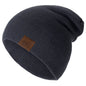 Unisex Beanie Hat Warm Soft Knitted Casual Winter Hat for Men & Women