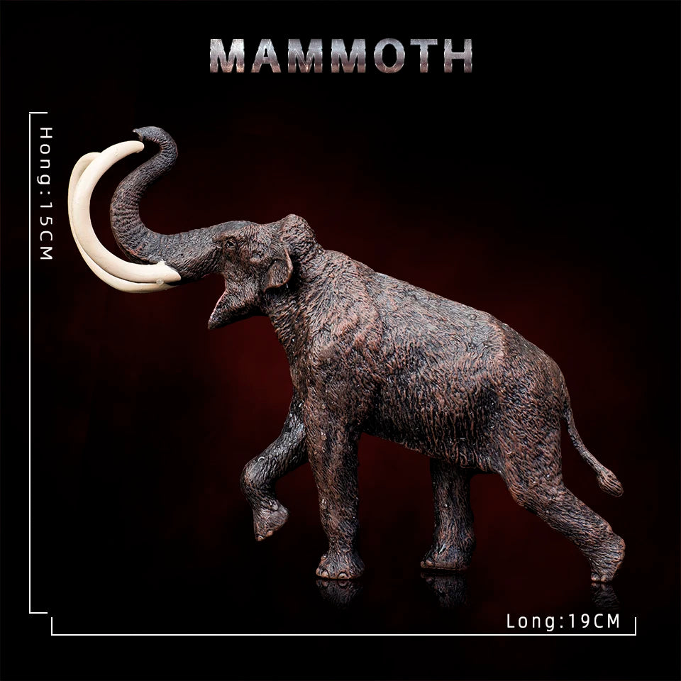 Hitwo Simulation Mammoth Model Educational Action Figure Kids Toy