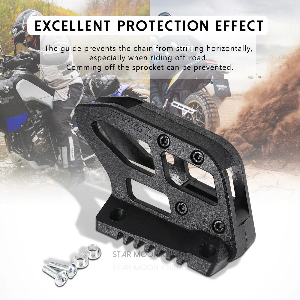 Chain Guide Pulley Protector Stabilizer Plate for Yamaha Tenere 700 2019-2021