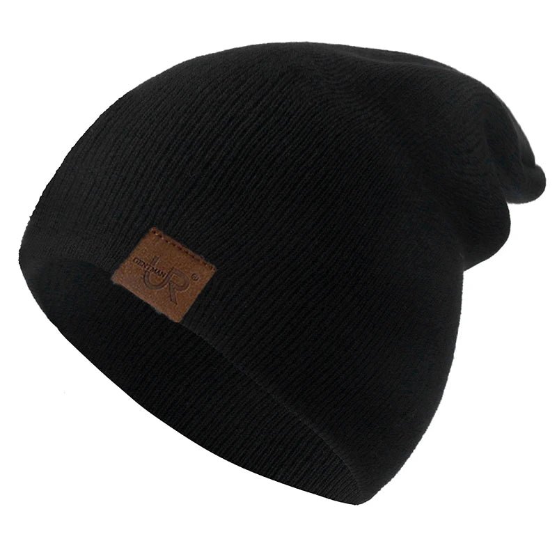 Unisex Beanie Hat Warm Soft Knitted Casual Winter Hat for Men & Women