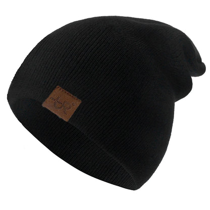 Unisex Beanie Hat Warm Soft Knitted Casual Winter Hat for Men & Women