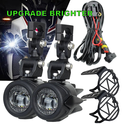 Upgrade Motorcycle fog light Auxiliary Lights Brighter Lamp 40W 6000K for BMW R1200GS F800GS F700GS F650 K1600-EXPROTAS