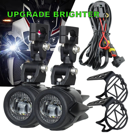 Upgrade Motorcycle fog light Auxiliary Lights Brighter Lamp 40W 6000K for BMW R1200GS F800GS F700GS F650 K1600-EXPROTAS