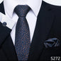 EXPROTAS Tie Pocket Square 8cm Wedding Formal Men’s Accessories