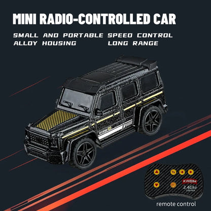 Mini Alloy 1/64 Remote Control Car 60 Minutes Kids Toy Convenient Carry