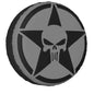 Military Tactical Skull Star Spare Tire Cover Dust-Proof Wheel Tire Cover Protector for Jeep SUV RV Trailer Car 14 15 16 17 Inch-EXPROTAS