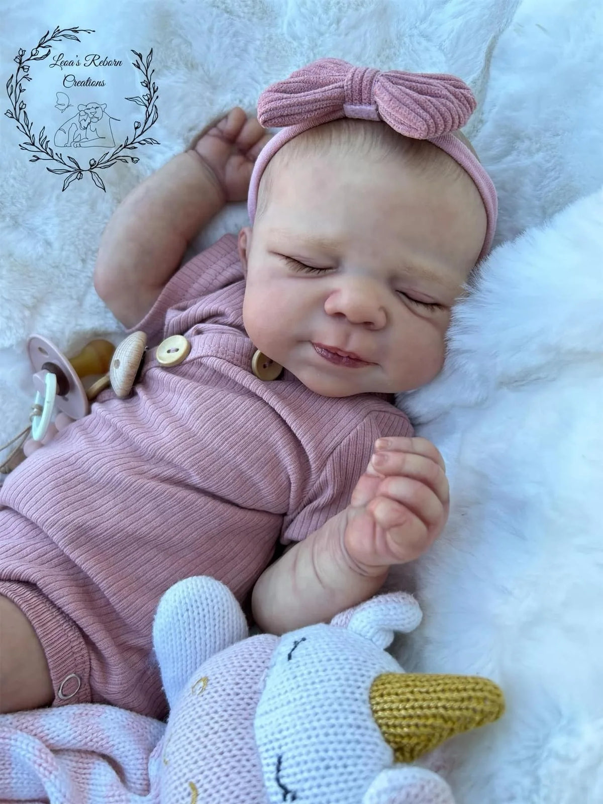 19-inch Newborn Baby Reborn Doll Pascale Soft Body Lifelike Cuddly 3D Skin