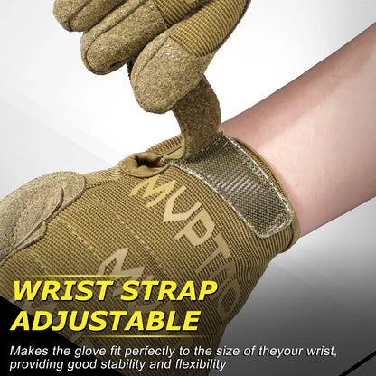 Tactical Gloves Full Finger Army Military Touch Screen Knuckle Protection