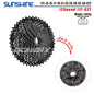 SUNSHINE MTB Cassette Shimano HG 8–12 Speed Wide Range Black Sprocket - EXPROTAS