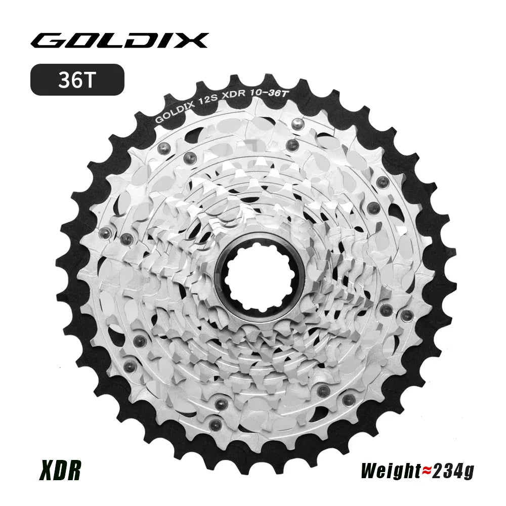 GOLDIX XDR 12 Speed Road Cassette Ultralight K7 for SRAM Electronic - EXPROTAS