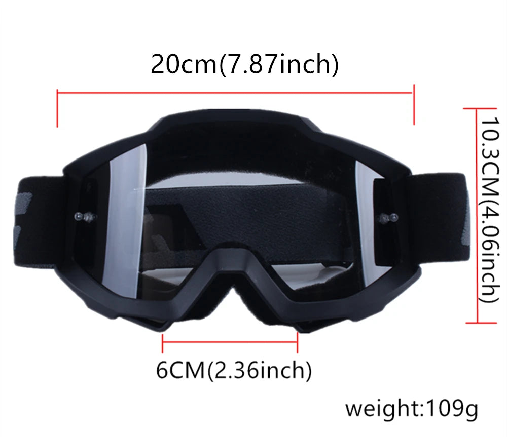 Motorcycle Sunglasses Men Motocross Protective Goggles Night Vision Vintage Driving MTB Casco