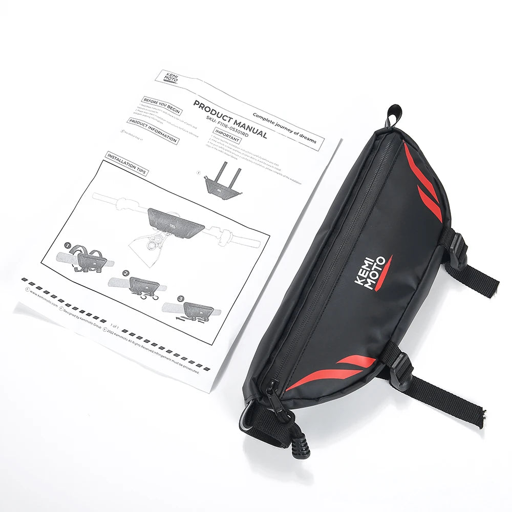 Motorcycle Handlebar Bag for BMW R1200GS R1250GS LC Waterproof Bag Storage Handle Bar Bag Travel Tool Bag Motorcycle Accessories-EXPROTAS