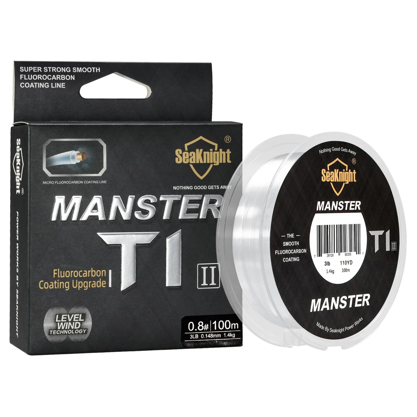 Fishing Line 100M Fluorocarbon Coating SeaKnight Manster 3-100LB