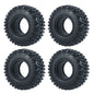 YEAHRUN 4Pcs 1.0inch Soft Rubber Wheel Tires 50/54/58/62/64/65mm for TRX-4M 1/18 Axial SCX24 1/24 RC Crawler Car Upgrade Parts-EXPROTAS