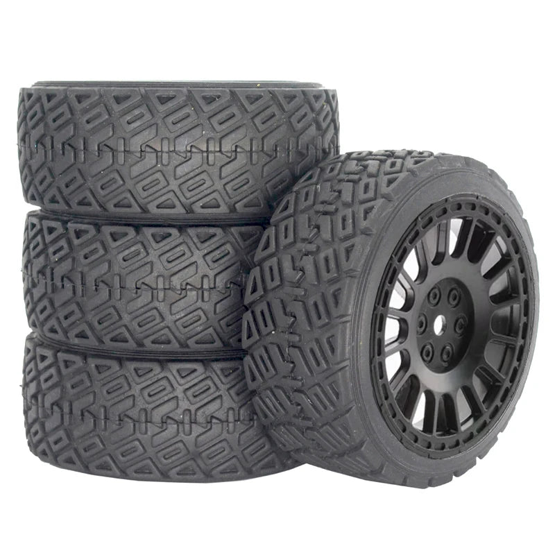 12mm Hex RC Wheels for 1/10 Rally Racing Car HSP HPI Tamiya Traxxas