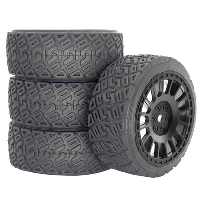 12mm Hex RC Wheels for 1/10 Rally Racing Car HSP HPI Tamiya Traxxas