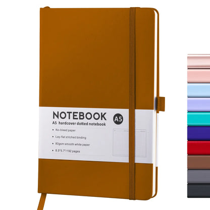 A5 Notebook Note Pad Lined Journal Diary Hardback Ruled Notepad School Supplies
