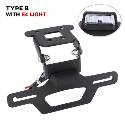 For Kawasaki Ninja 250 400 Z250 Z300 Z400 Tail Tidy License Plate Holder Bracket