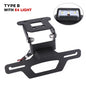 For Kawasaki Ninja 250 400 Z250 Z300 Z400 Tail Tidy License Plate Holder Bracket