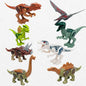 Jurassic Ocean Escape Ship Building Blocks MOC Mosasaurus Dinosaur Brick Set