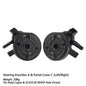 Black Brass Steering Knuckle Portal Cover Weights for Axial Capra SCX10 III