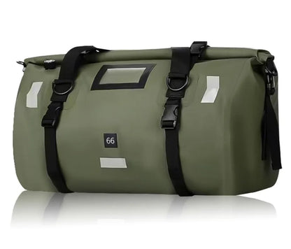 Waterproof Motorcycle Roll-Top Dry Tail Bag Backpack 20-66L