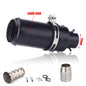 Universal Stainless Steel Slip-On Exhaust Muffler Carbon Look with DB Killer 51-60mm