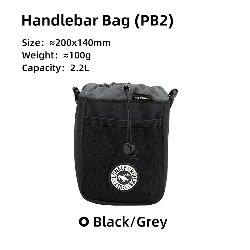 Insulated Handlebar Stem Bag C-HOLD Water Bottle Pouch Bikepacking Touring