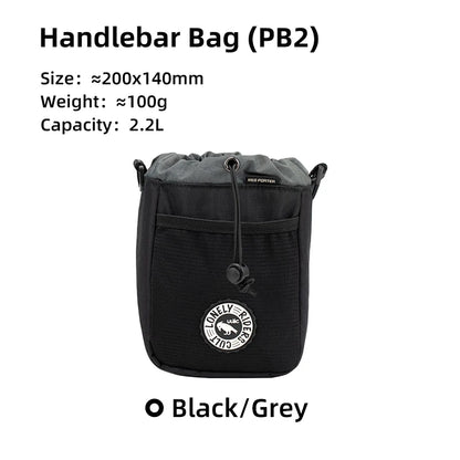 Insulated Handlebar Stem Bag C-HOLD Water Bottle Pouch Bikepacking Touring