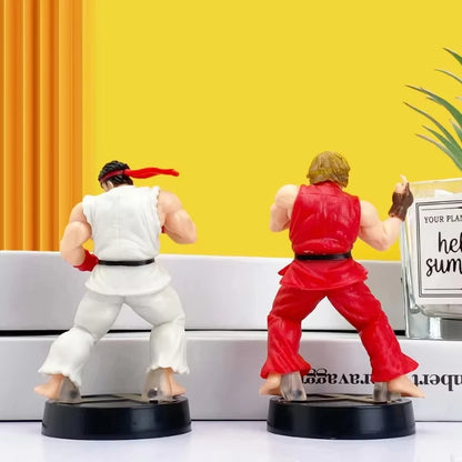 Street Fighter Ken Masters Ryu PVC Anime Fighting Game Action Figure Toy