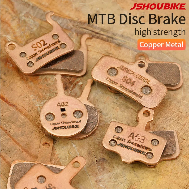 JSHOUBIKE Copper Sintered Disc Brake Pads for Shimano MT200 XT XTR Avid BB5 BB7