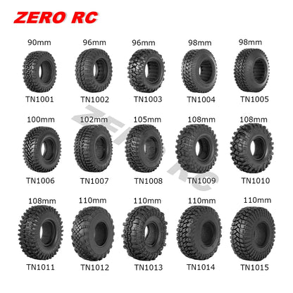 1.9" Crawler Tire for 1/10 RC Car Axial Traxxas D90 SCX10 Wheels