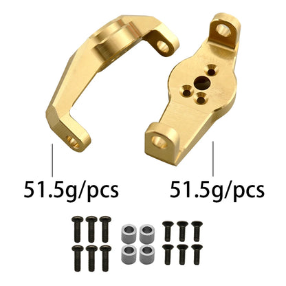 Brass Axle Mount Portal Drive Housing for 1/10 RC Traxxas Crawler TRX4 TRX6