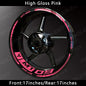 Reflective Motorcycle Wheel Sticker Hub Decal Rim Stripe Tape for YAMAHA MT-09