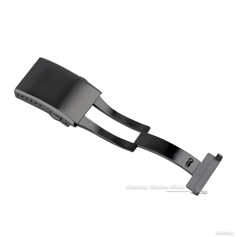 Stainless Steel Deployment Clasp for Seiko Watch Band 18mm 20mm 22mm Silver
