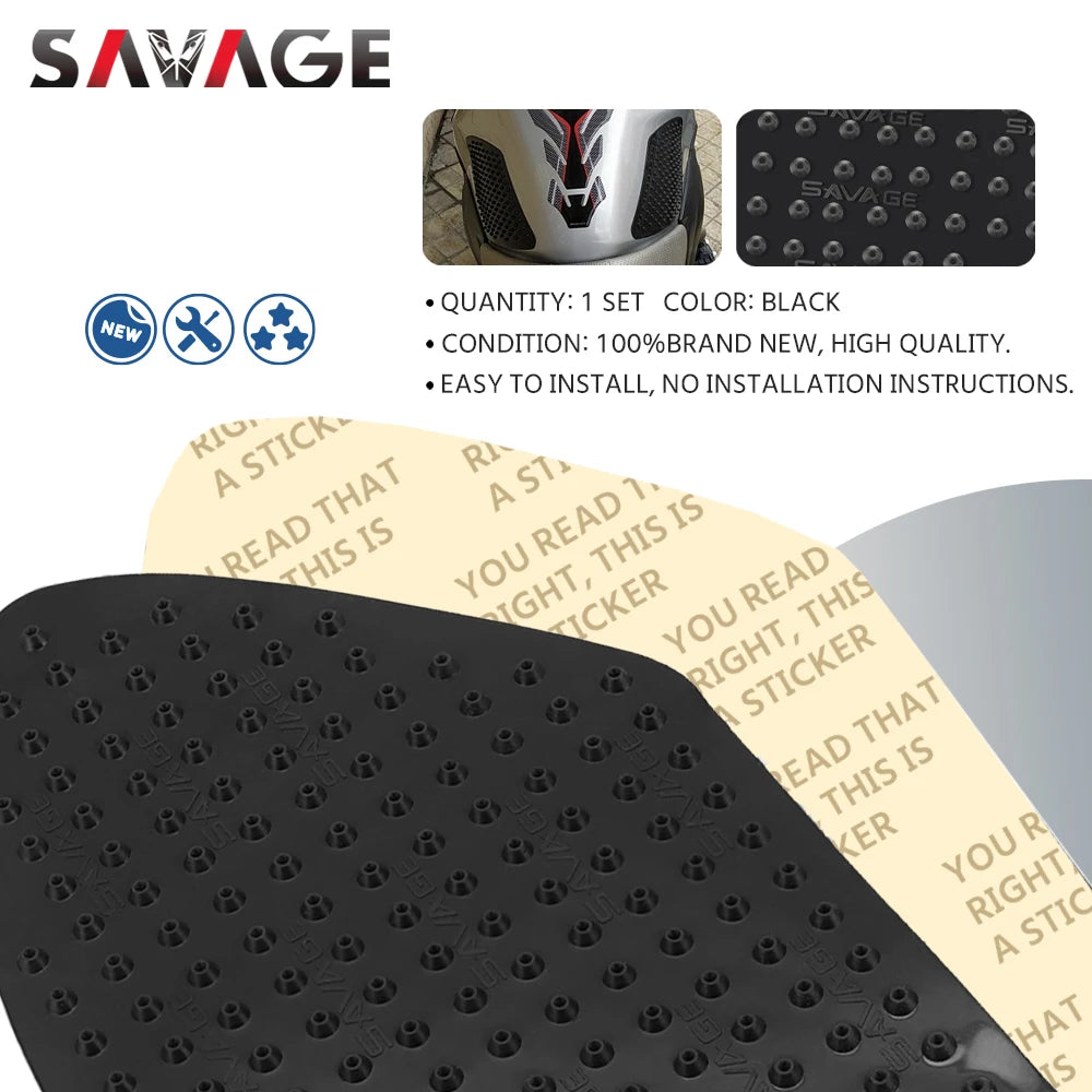 Motorcycle Fuel Tank Pads  Sticker For HONDA CB900F CB600F HORNET CB250 DN01 Side Decals Gas Knee Grip Protector Traction Pads-EXPROTAS