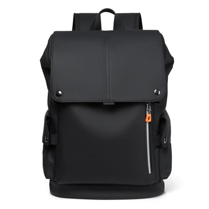 Waterproof PU Leather Laptop Backpack Business Large Capacity USB Charging - EXPROTAS