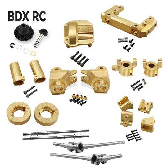 1/10 Axial SCX10 II AR44 Brass Steering Knuckle Counterweights - EXPROTAS