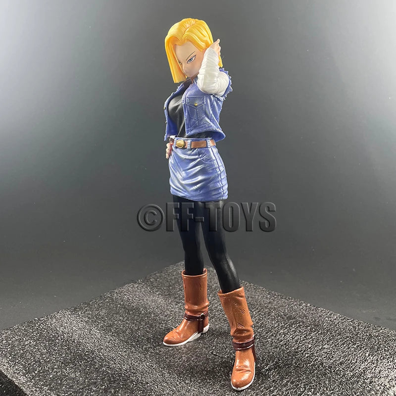 Anime Dragon Ball Z Android 18 Figure Android 18 26cm PVC Action Figurine Collection Model Toys For Children Gifts-EXPROTAS