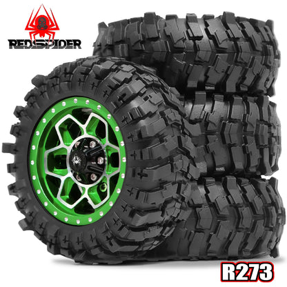 1.9 Beadlock Wheels & 88mm Tires for 1/12 RC Crawler MJX H12Y MN128 LC79