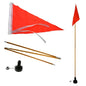 Kayak Safety Flag for Canoe Paddle Boat High Visibility Mount Accessories